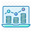 Acciones Grafico Dinamica Icono