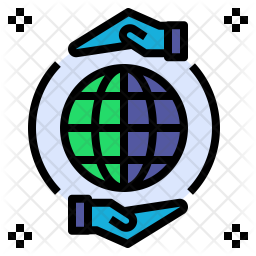 Existing Icon - Download in Colored Outline Style