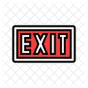 Exit Close Door Icon