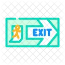 Exit Close Door Icon
