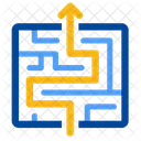 Exit Labyrinth Maze Icon