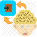 Exit Brain Exit Mental Escape Icon