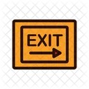 Exit Fire Exit Emergency Exit Icon