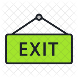 Exit Icon Of Colored Outline Style Available In Svg Png Eps Ai Icon Fonts