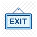 Exit Exit Sign Board Sign Board Icon