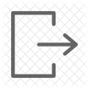 Exit Logout Sign Icon