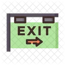 Exit Exit Sign Exit Signboard Icon