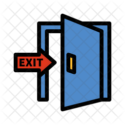 Exit Icon Of Colored Outline Style Available In Svg Png Eps Ai Icon Fonts