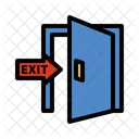 Exit Exit Way Door Icon