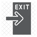 Exit Evacuate Emergency Icon