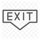 Exit Emergency Doorway Icon
