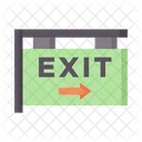 Exit Exit Board Exit Gate Icon