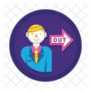 Exit Out Get Out Icon