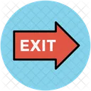 Exit Sign Way Icon