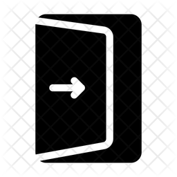 Exit Icon Of Glyph Style Available In Svg Png Eps Ai Icon Fonts