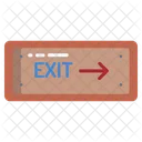 Exit Sign Entrance Icon