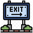 Exit Exit Door Sign Icon