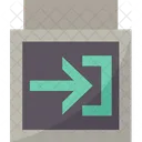 Exit Door Gate Icon