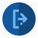 Exit Out Sign Out Icon