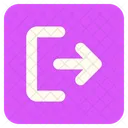 Color Exit Icon