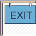Exit Board Exit Cinema Exit Icon