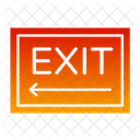 Exit Board Exit Exit Arrow Icon