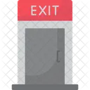 Exit Door Emergency Exit Fire Exit Door Icon