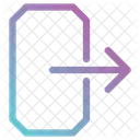 Exit Open Door Icon