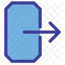 Exit Open Door Icon