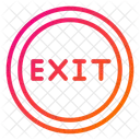 Exit Sign Signal Icon