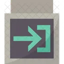 Exit Door Gate Icon