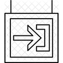 Exit Door Gate Icon