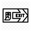 Exit Close Door Icon