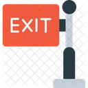 Exit Sign Exit Emergency Icon