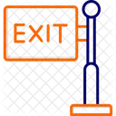 Exit sign  Icon