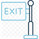 Exit sign  Symbol