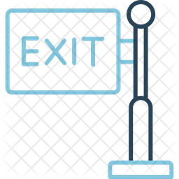 Exit sign  Icon