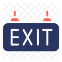 Exit Sign Sign Emergency Exit 아이콘