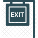 Emergency Exit Exit Sign Hanging Sign Icon