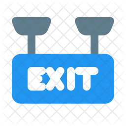Exit Sign  Icon