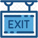 Exit Sign Signboard Icon