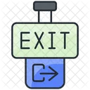 Exit Sign Icon