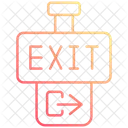Exit Sign Exit Emergency Exit Icon