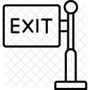 Exit sign  Icon