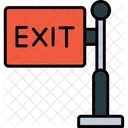 Exit sign  Icon
