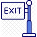 Exit sign  Icon