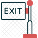 Exit sign  Icon