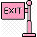 Exit sign  Icon