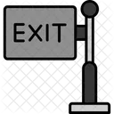 Exit sign  Icon