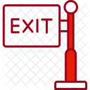 Exit sign  Icon